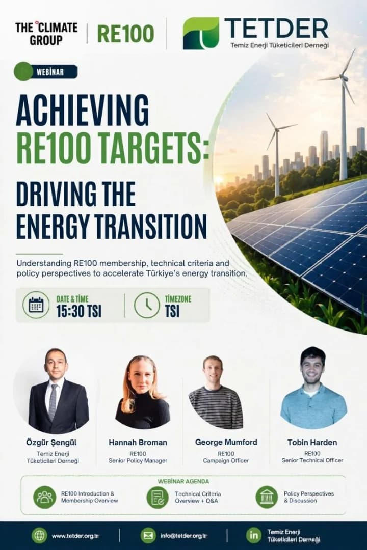 ACHIEVING RE100 TARGETS: DRIVING THE ENERGY TRANSITION